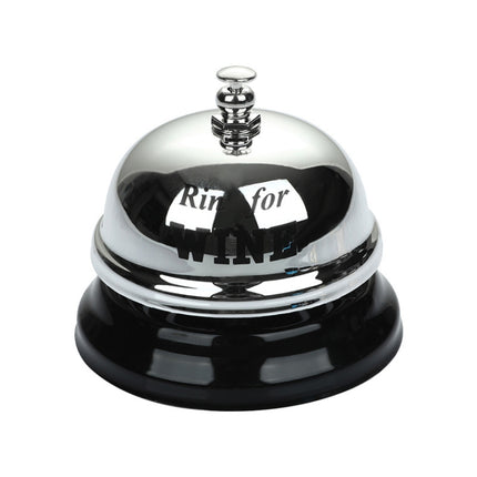 Bar Counter Dishes Ring Bell Pendant Brass Bell Meal Bell(Silver Letters)-garmade.com