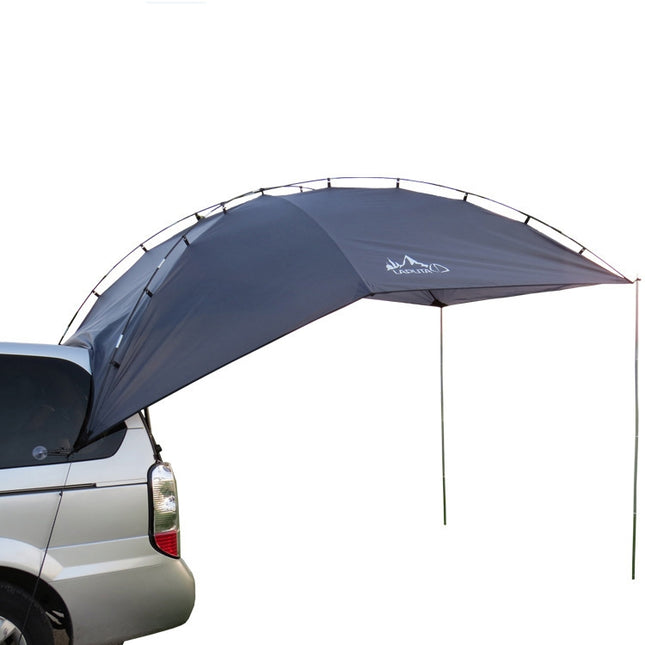 LADUTA Outdoor Self-Driving Tour Barbecue Camping Car Side Tent Car Tail Extension Tent Supplies(Grey Blue)-garmade.com