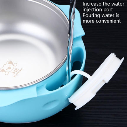 SSGP Stainless Steel Children Complementary Food Insulation Tableware, Specification: Water Bowl (Blue)-garmade.com