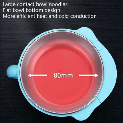 SSGP Stainless Steel Children Complementary Food Insulation Tableware, Specification: Rice Bowl (Orange)-garmade.com
