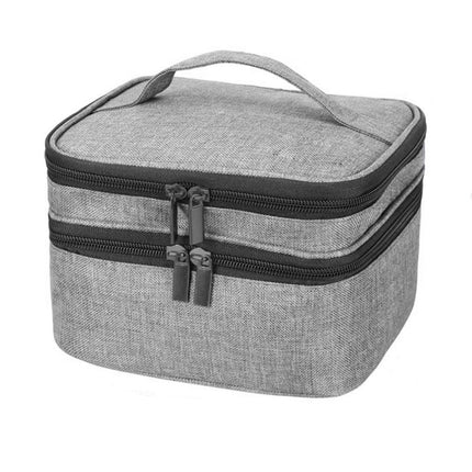 Sponge Liner Cosmetic Storage Box Portable Storage Box(Gray)-garmade.com