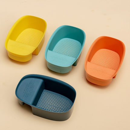 2 PCS Saddle Food Waste Drain Basket(Quiet Blue)-garmade.com