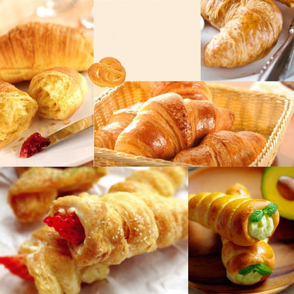 2 Sets 16 in 1 Ice Cream Crispy Mold Set Stainless Steel Conical Roller Croissant Tool-garmade.com