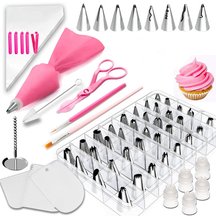 83 in 1 Cake Decorating Mouth Baking Tool Set Icing And Pastry Coloring Utensils-garmade.com