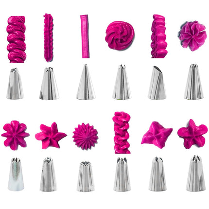 83 in 1 Cake Decorating Mouth Baking Tool Set Icing And Pastry Coloring Utensils-garmade.com