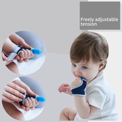 ZT001 Baby Silicone Molar Finger Cots Children Anti-Bite Hand Breathable Thumb Cots Teether Maternal And Baby Products(Red)-garmade.com