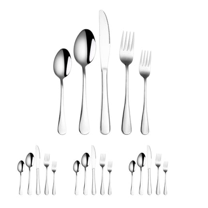 20 in 1 Stainless Steel Cutlery Steak Cutlery Set, Specification: True Color-garmade.com