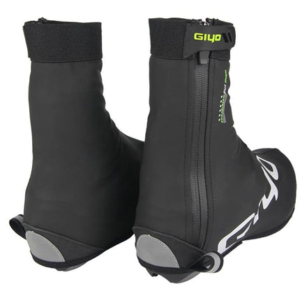 GIYO Bicycle Riding Shoes Cover Windproof Water-Splashing And Dustproof Outdoor Riding Equipment, Size: M (Suitable for 38-41 Shoes)(Black)-garmade.com