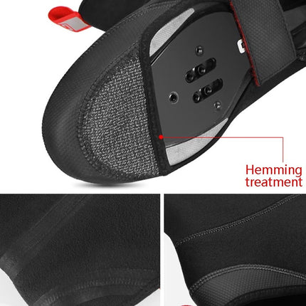 GIYO Bicycle Riding Shoes Cover Windproof And Waterproof Outdoor Riding Thick Shoe Cover, Size: XXL(GUXT-02H)-garmade.com