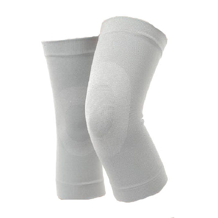 2 Pairs Thin Nylon Stockings Joint Warmth Sports Knee Pads, Specification: L (Gray)-garmade.com