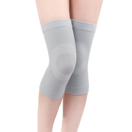 2 Pairs Thin Nylon Stockings Joint Warmth Sports Knee Pads, Specification: XL (Gray)-garmade.com