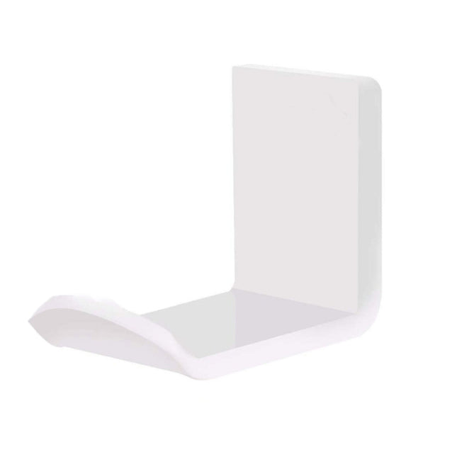 2 PCS Headphone Bracket Sticky Headset Hanger(White)-garmade.com