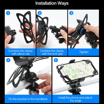 Bicycle Strap Mobile Phone Holder Bicycle Mountain Bike Phone Holder(Strongly Chuck Type)-garmade.com