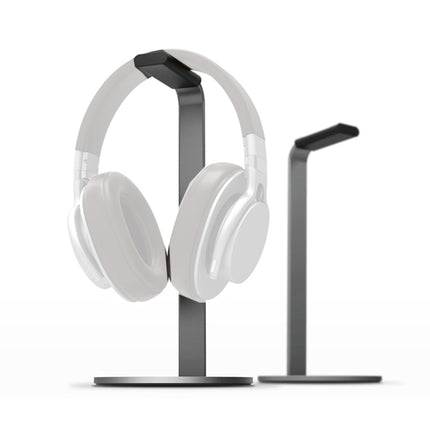 Aluminum Alloy Headphone Holder H-Stand Headphone Display Stand Headphone Storage Rack(Dark Gray)-garmade.com