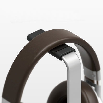 Aluminum Alloy Headphone Holder H-Stand Headphone Display Stand Headphone Storage Rack(Dark Gray)-garmade.com