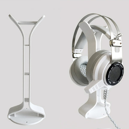 2 PCS Universal Headphone Holder Display Shelf Internet Cafe Computer Headphone Hanger(White )-garmade.com