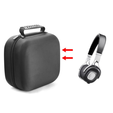 2 PCS HIFI Wire-Controlled On-Ear Headset Bag For Denon AH-MM200(Black)-garmade.com