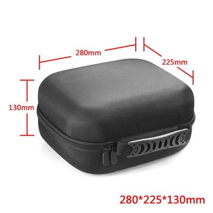2 PCS HIFI Wire-Controlled On-Ear Headset Bag For Denon AH-MM200(Black)-garmade.com