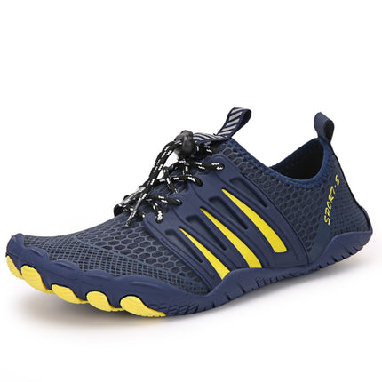 Outdoor Sports Hiking Shoes Antiskid Fishing Wading Shoes Lovers Beach Shoes, Size: 36(Dark Blue)-garmade.com