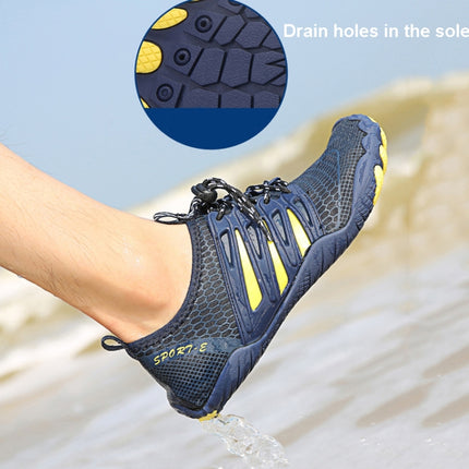 Outdoor Sports Hiking Shoes Antiskid Fishing Wading Shoes Lovers Beach Shoes, Size: 36(Black)-garmade.com