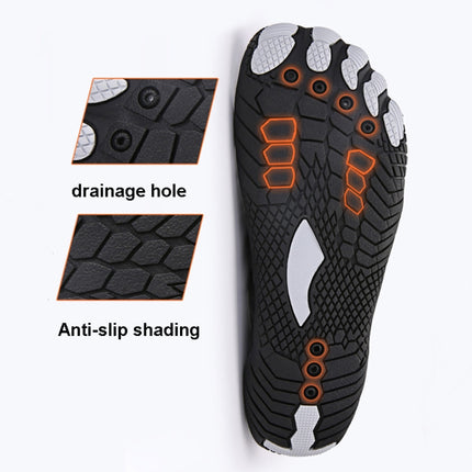 Outdoor Sports Hiking Shoes Antiskid Fishing Wading Shoes Lovers Beach Shoes, Size: 45(Dark Blue)-garmade.com