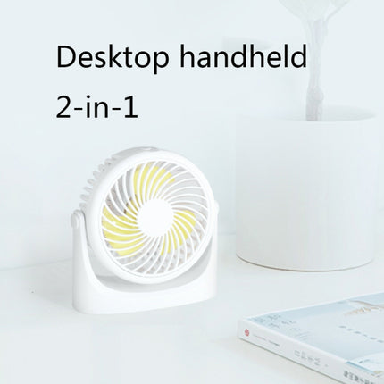 JD-Q1 Office Student Dormitory Mini Silent USB Fan(White)-garmade.com