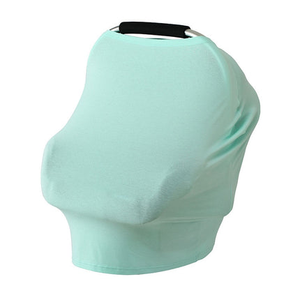 Multifunctional Cotton Nursing Towel Safety Seat Cushion Stroller Cover(Light Green)-garmade.com