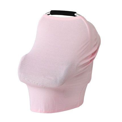 Multifunctional Cotton Nursing Towel Safety Seat Cushion Stroller Cover(Light Pink)-garmade.com