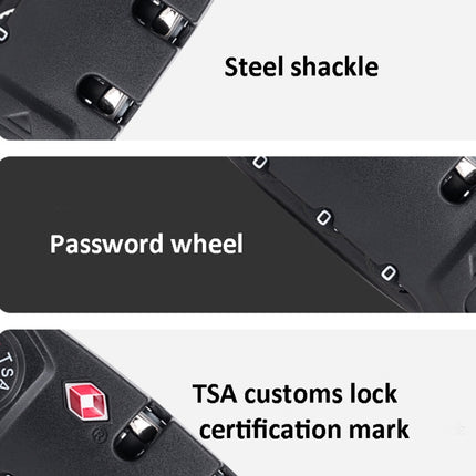TSA007 Customs Lock Luggage Code Lock-garmade.com