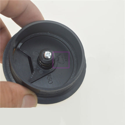 20 PCS ABS Plastic Round Cable Box Computer Desk Cable Hole Cover, Specification: 53mm (Black)-garmade.com