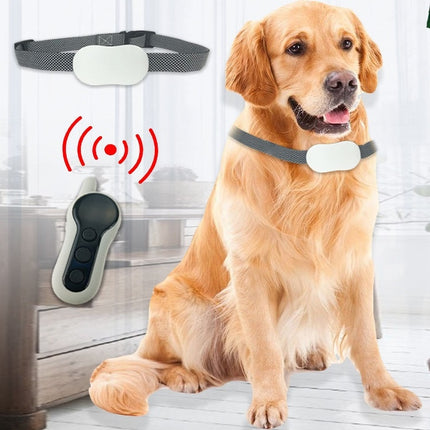 Remote Control Dog Training Device Bark Stopper Rechargeable Collar Waterproof Electric Shock Vibration Trainer, Specification: One for One-garmade.com