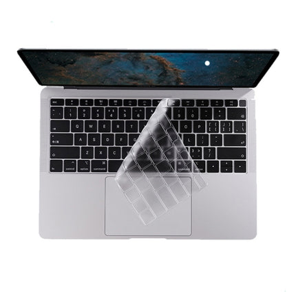 JRC 0.13mm Transparent TPU Laptop Keyboard Protective Film For MacBook Pro 15.4 inch A1707 & A1990 (with Touch Bar)-garmade.com