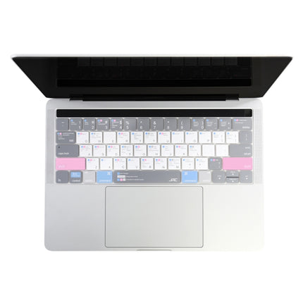 JRC English Version Colored Silicone Laptop Keyboard Protective Film For MacBook Retina 12 inch A1534(Soothing Color)-garmade.com