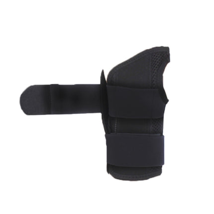 2PCS Two-Way Compression Stabilized Support Plate Wrist Brace Fracture Sprain Rehabilitation Wrist Brace, Specification: Left Hand S (Black)-garmade.com