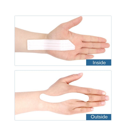 2PCS Two-Way Compression Stabilized Support Plate Wrist Brace Fracture Sprain Rehabilitation Wrist Brace, Specification: Left Hand S (Black)-garmade.com