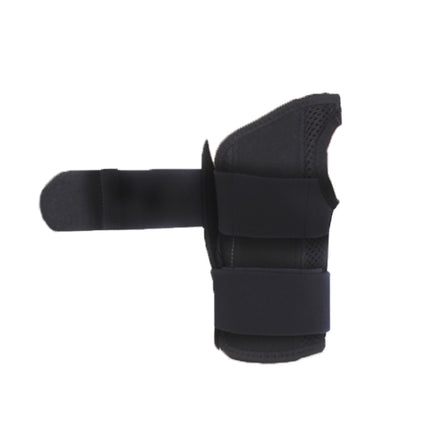 2PCS Two-Way Compression Stabilized Support Plate Wrist Brace Fracture Sprain Rehabilitation Wrist Brace, Specification: Left Hand M (Black)-garmade.com