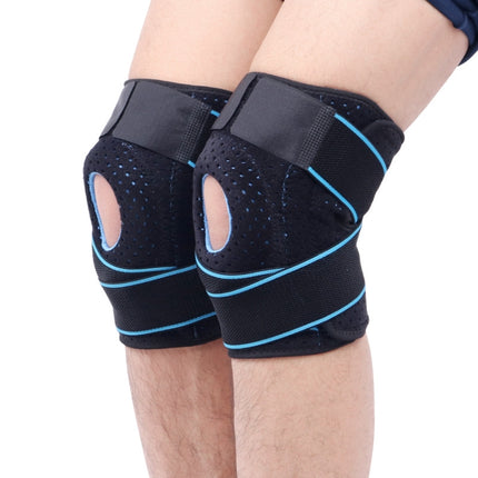 2 PCS Sports Band Compression Silicone Knee Pads Running Sports Cycling Knee Pads(Black Pink)-garmade.com