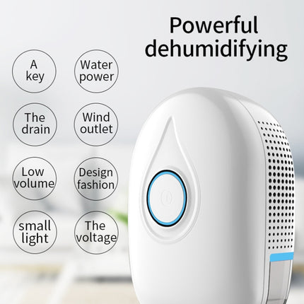 GZ-1901 Semiconductor Mini Dehumidifier Household Small Dehumidifier Bedroom Dehumidifier Moisture Absorber, Product specification: UK Plug(Charm Red)-garmade.com