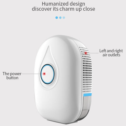 GZ-1901 Semiconductor Mini Dehumidifier Household Small Dehumidifier Bedroom Dehumidifier Moisture Absorber, Product specification: UK Plug(Charm Red)-garmade.com