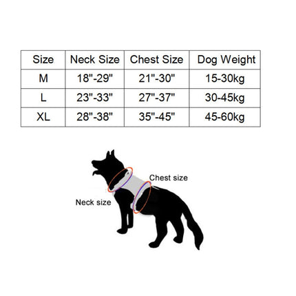 Outdoor Dog Vest Chest Harness Large And Medium-Sized Dog Training Vest Dog Leash, Size: XL(Khaki)-garmade.com