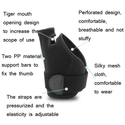 1 Paris Thumb Fracture Sprain Fixation Brace Tendon Sheath Breathable Wrist Brace-garmade.com