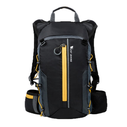 WEST BIKING Mountain Bike Riding Backpack Outdoor Lightweight Travel Bag(Yellow)-garmade.com