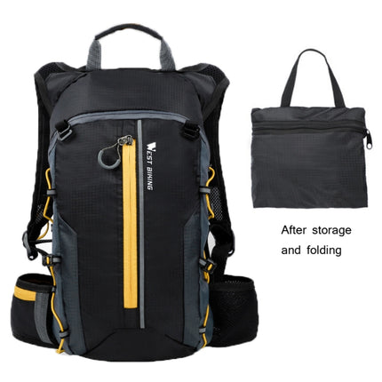 WEST BIKING Mountain Bike Riding Backpack Outdoor Lightweight Travel Bag(Yellow)-garmade.com