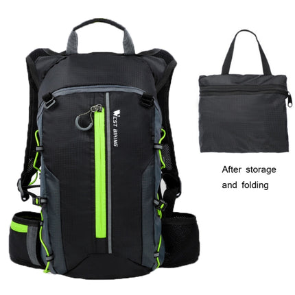WEST BIKING Mountain Bike Riding Backpack Outdoor Lightweight Travel Bag(Green)-garmade.com