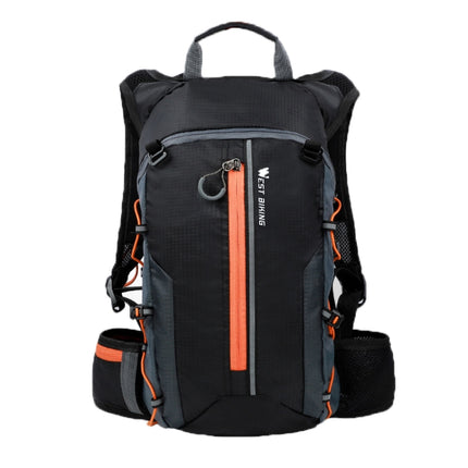 WEST BIKING Mountain Bike Riding Backpack Outdoor Lightweight Travel Bag(Orange)-garmade.com
