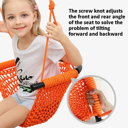 Children Swing Family Toys Indoor And Outdoor Garden Hand-Woven Swing Chair Hanging Chair-garmade.com