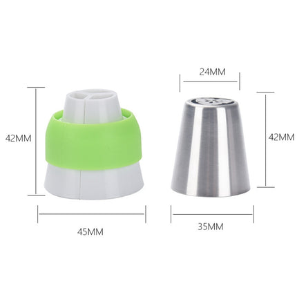 2 Sets 27 in 1 Decorating Mouth Set Seamless Cream Squeezing Mouth-garmade.com