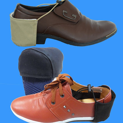 2 PCS Driving Wear-Resistant Heel Protective Cover Flat Heel Stick Anti-Wear Shoe Cover(Khaki)-garmade.com