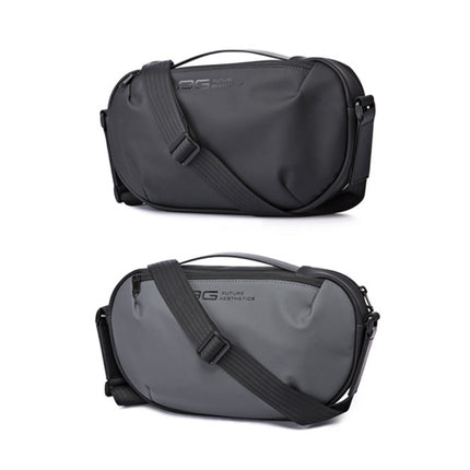 BANGE BG-7308 Men One-Shoulder Messenger Bag Fashion Casual Sports Chest Bag(Black)-garmade.com