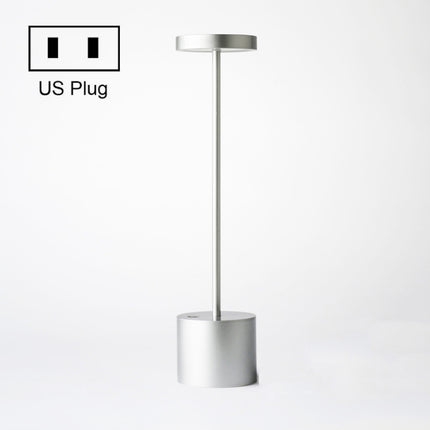 JB-TD003 I-Shaped Table Lamp Creative Decoration Retro Dining Room Bar Table Lamp, Specification: US Plug(Silver)-garmade.com